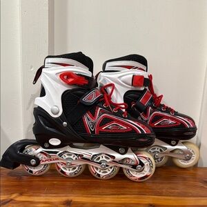 Apollo Superblade X Pro Adjustable Red and Black Inline Skates